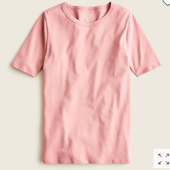 J. Crew perfect T-shirt bundle in blue, pink and dusty rose - Picture 3 of 14